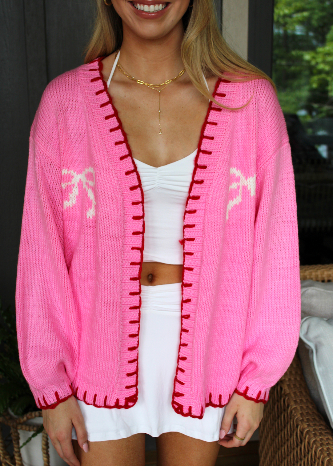 Blake Bow Cardigan