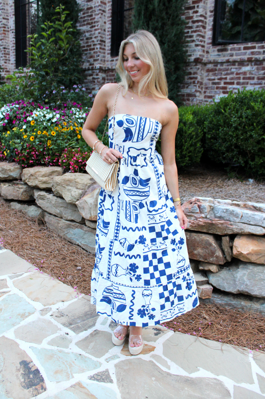 Harper Strapless Maxi Dress