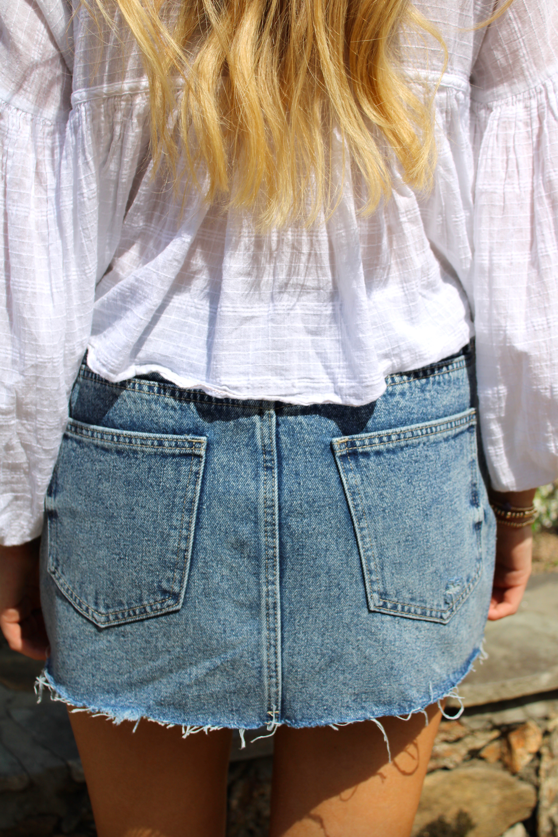 Molly Denim Mini Skirt