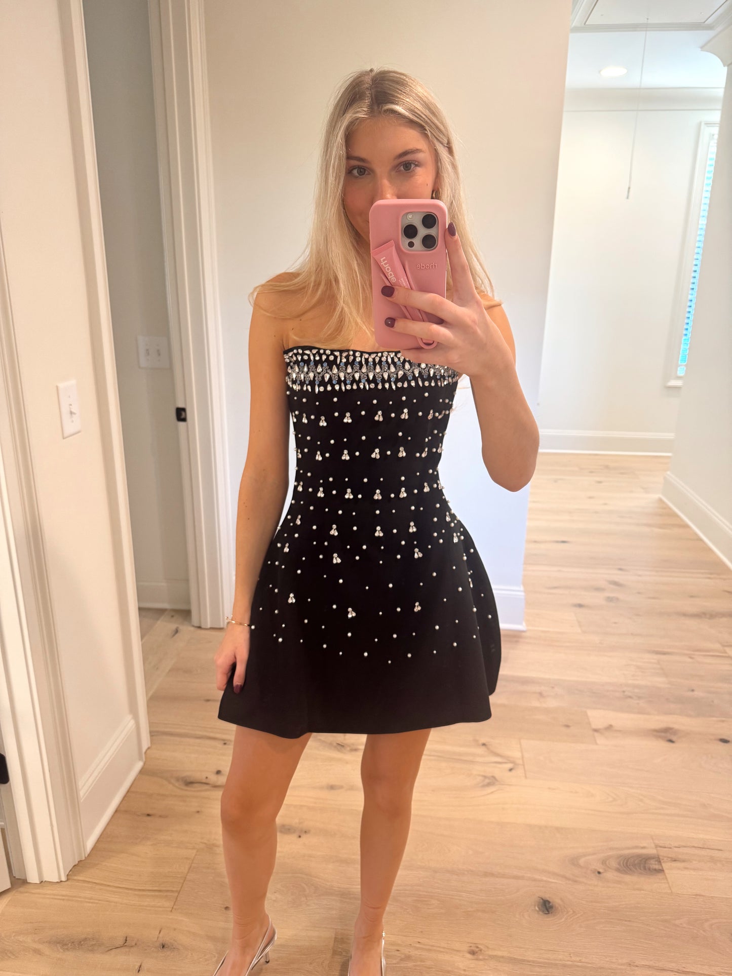 Holly Jeweled Mini Dress