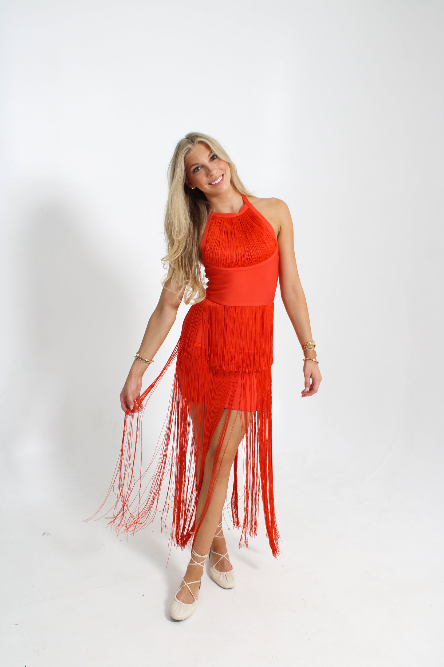 Fun in Fringe Dress