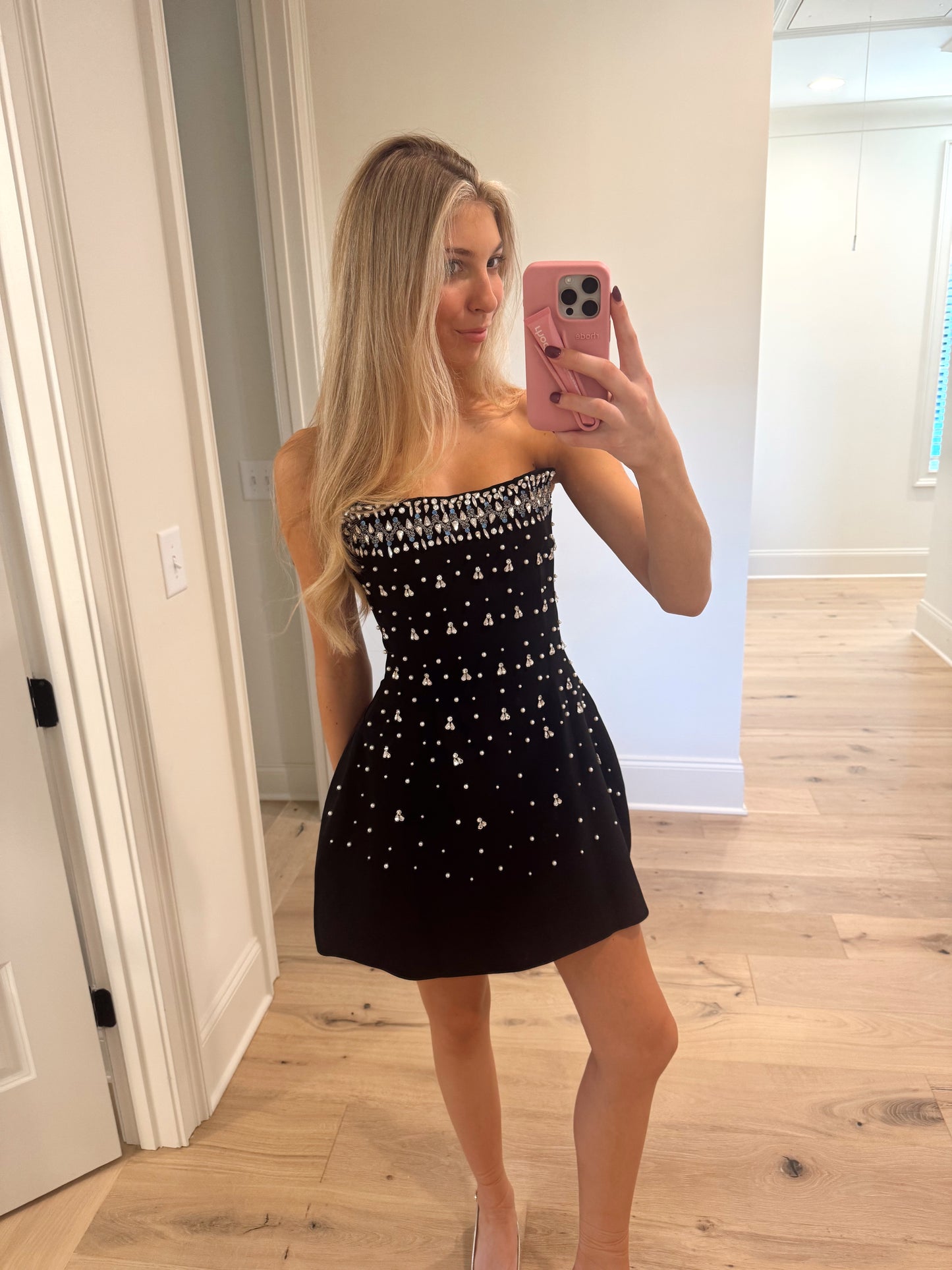 Holly Jeweled Mini Dress