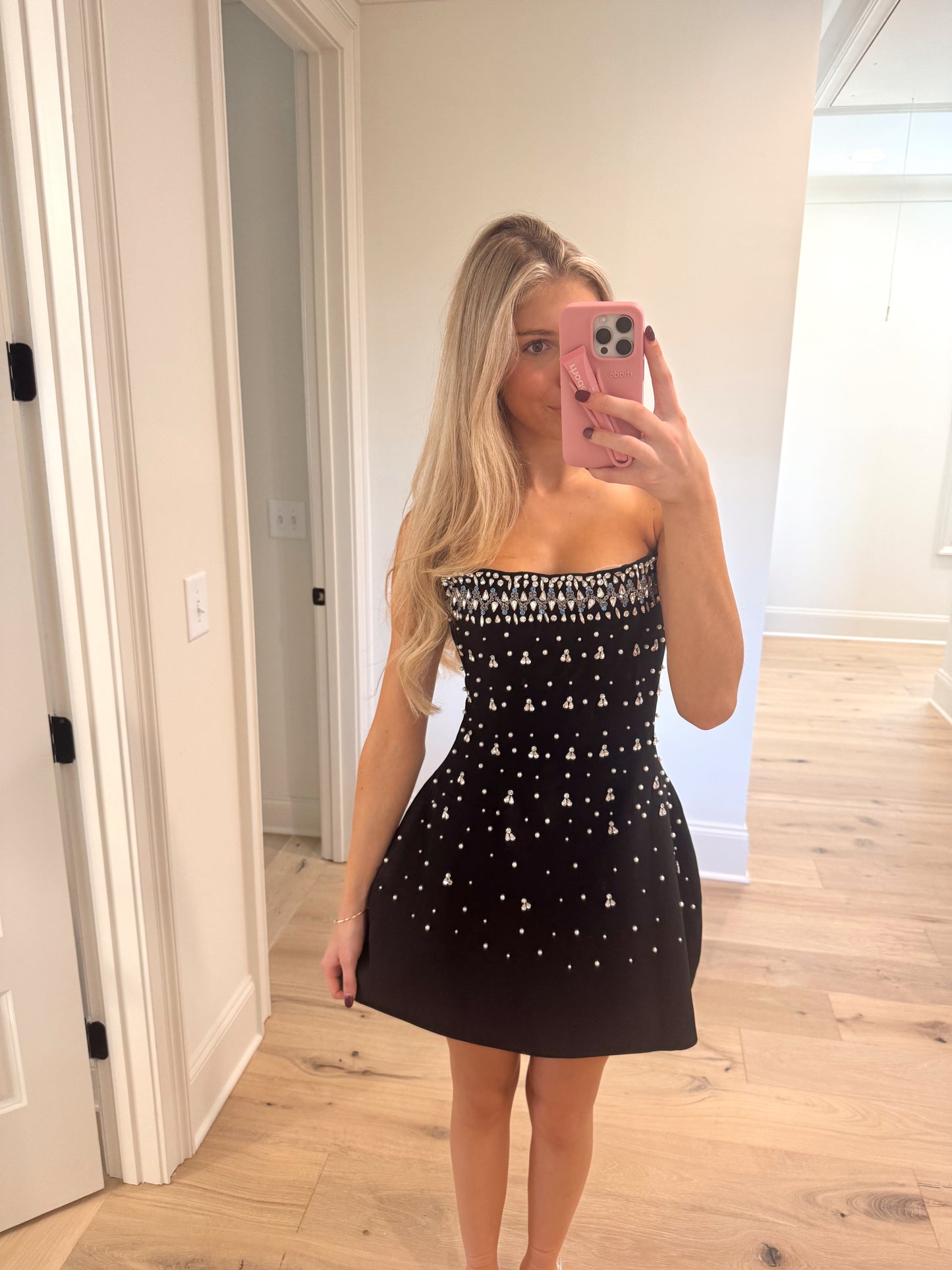 Holly Jeweled Mini Dress