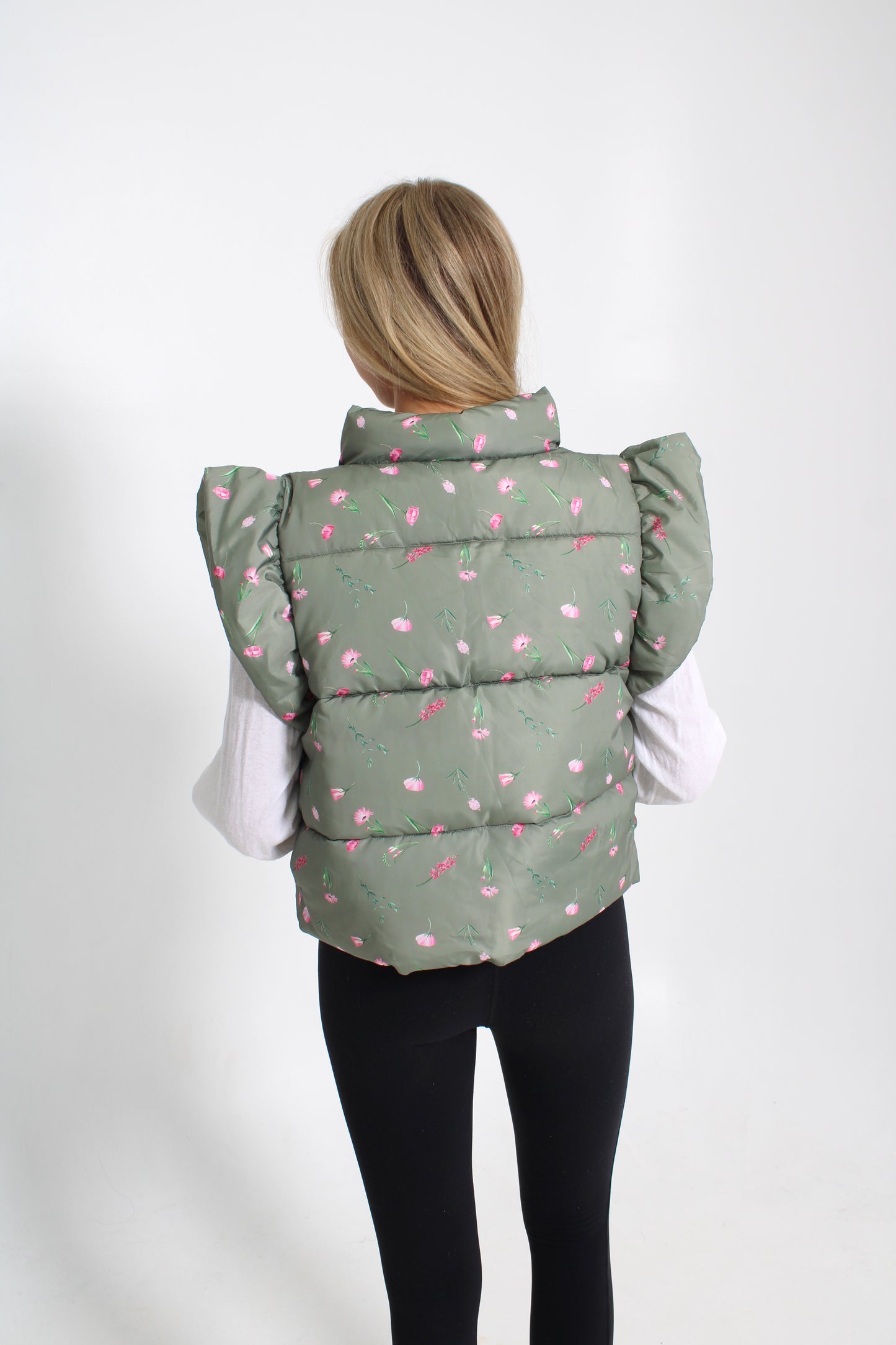 Floral Bow Vest