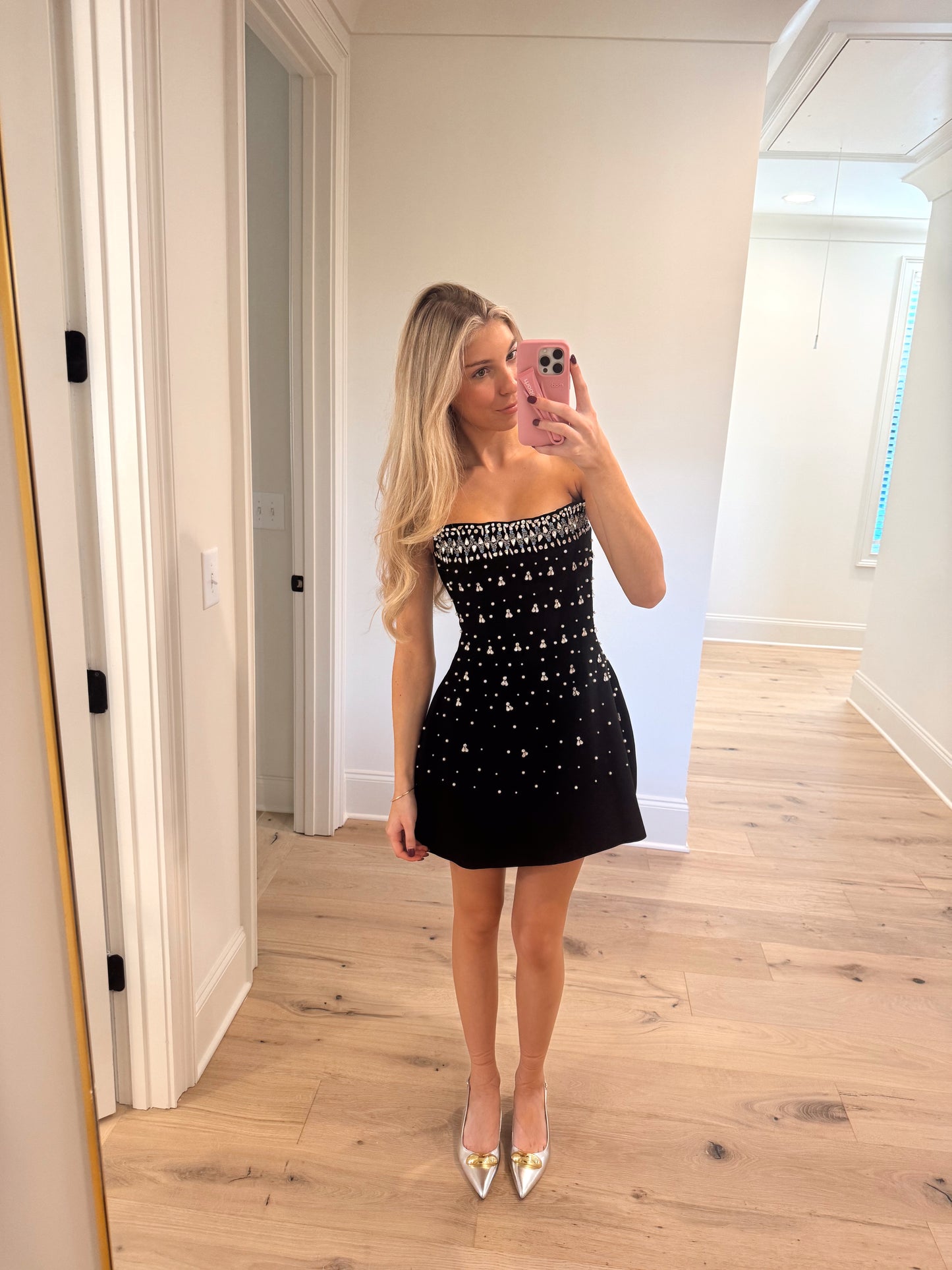 Holly Jeweled Mini Dress