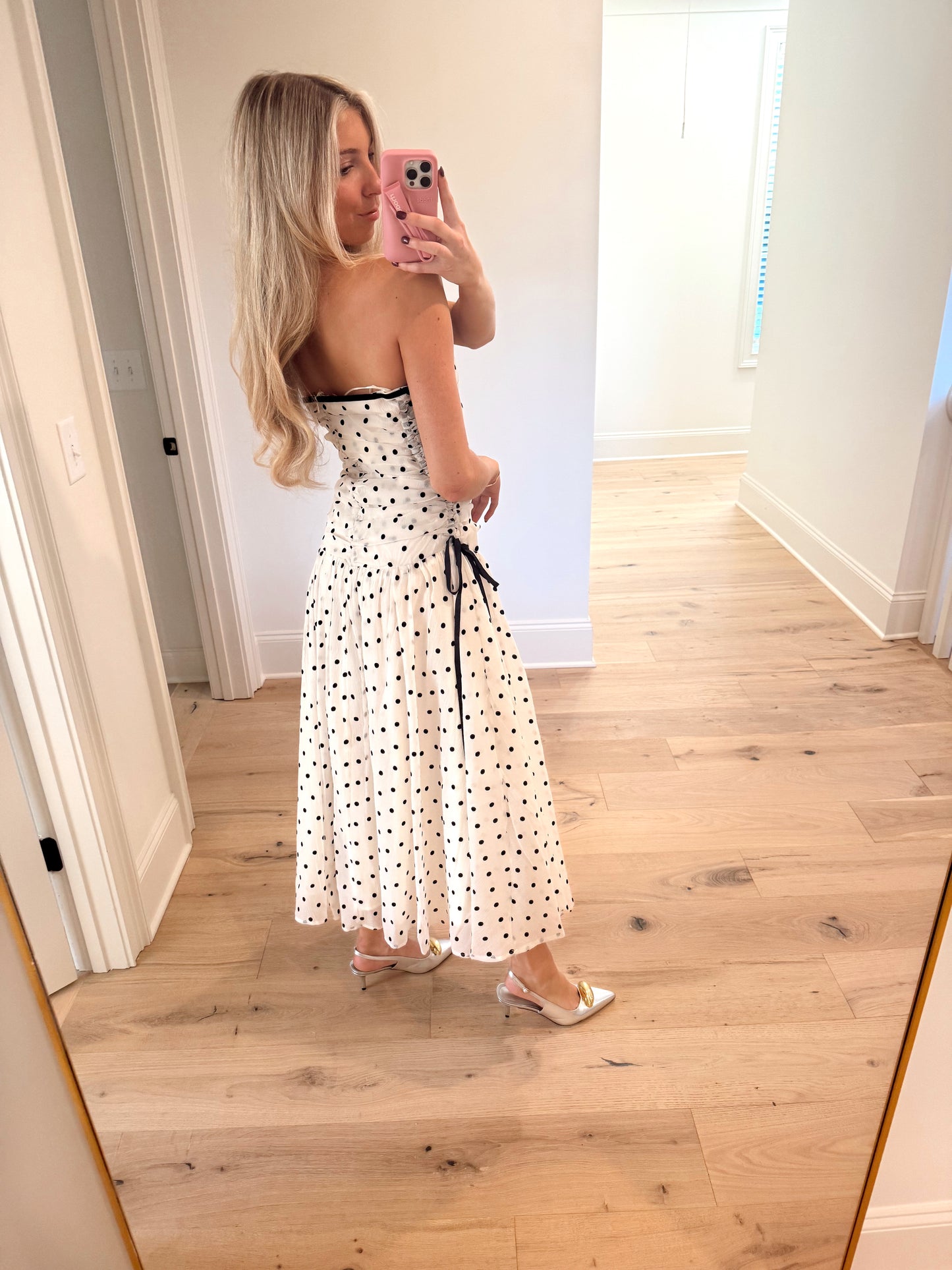 Having Fun Polka Dot Dress